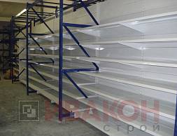 Строймаркет "Сатурн", г.Краснодар, стеллажи Cash&Carry